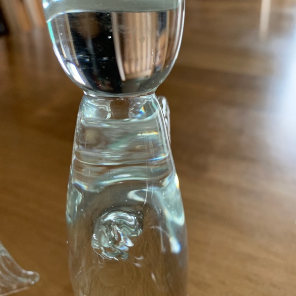 Trio of hand blown glass angels. - Picture 4 of 5